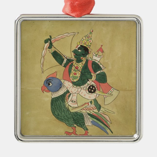 Kama, God of Love, 18th-19th century Metal Tree Decoration (Front)