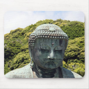 kamakura buddha japan mouse mat