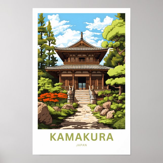 Kamakura Japan Travel Print (Front)