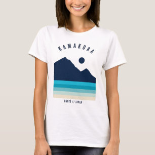Kamakura Kanto Japan Retro Vintage Beach T-Shirt
