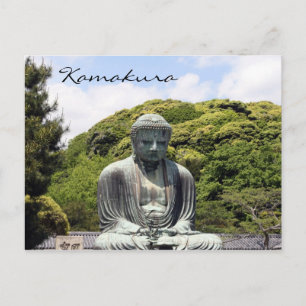 kamakura serene buddha postcard