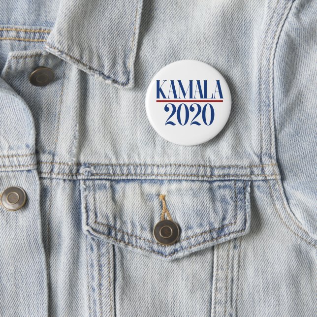Kamala 2020 Democrat Kamala Harris for President 6 Cm Round Badge (In Situ)