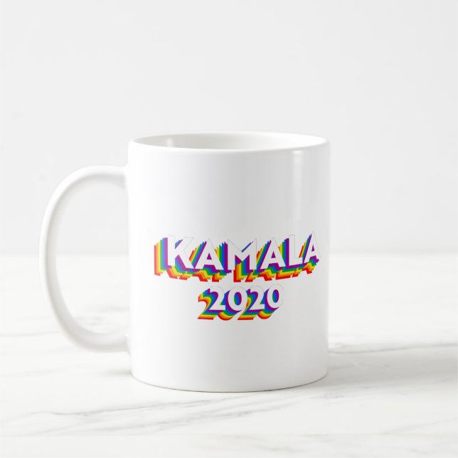 Kamala 2020 Retro Pride Coffee Mug (Left)