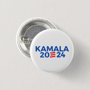 Kamala 2024 3 cm round badge