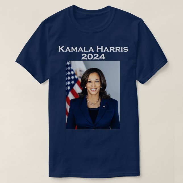 Kamala  2024 For President T-Shirt (Design Front)