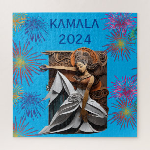 Kamala 2024 for President Thunder_Cove  Jigsaw Puzzle