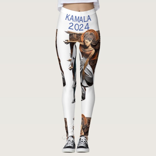 Kamala 2024 for President Thunder_Cove  Leggings (Front)