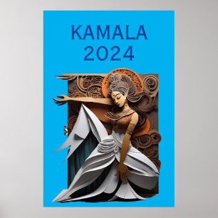 Kamala 2024 for President Thunder_Cove Poster