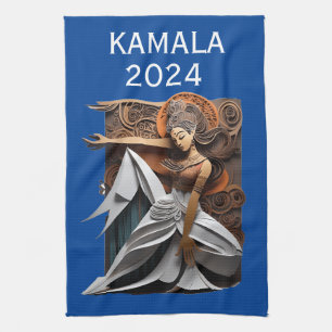 Kamala 2024 for President Thunder_Cove  Tea Towel