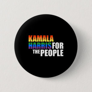 Kamala 2024 Kamala Harris Lgbtq Lesbian 6 Cm Round Badge