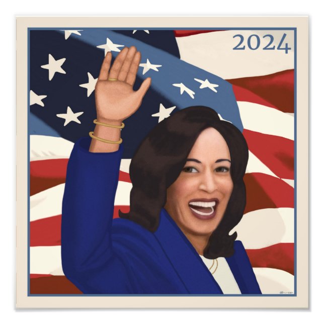 Kamala 2024 photo print (Front)