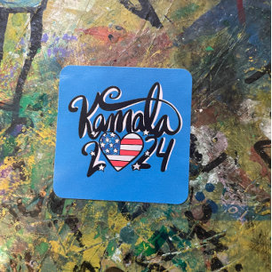 Kamala 2024                                        square sticker