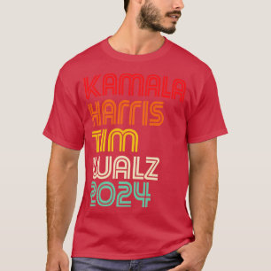 Kamala 2024 Tim Walz VP Vintage Style Hat T-Shirt