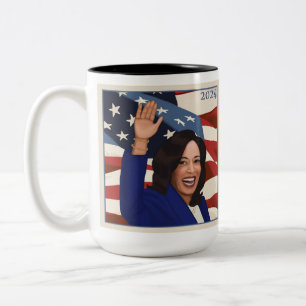 Kamala 2024 Two-Tone coffee mug