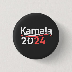 kamala 2024, vice president kamala harris forwomen 3 cm round badge