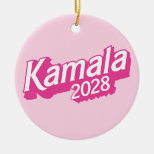 Kamala 2028 Pink Colourful Ceramic Tree Decoration