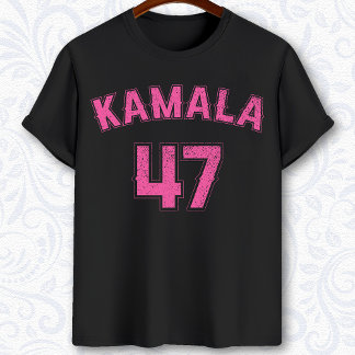 Kamala 47 pink Harris 2024 election campaign  T-Shirt