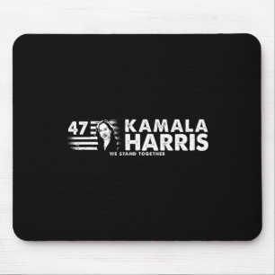 Kamala 47th President - Vote Harris (front &amp; B Mouse Mat