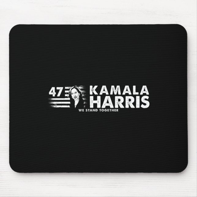 Kamala 47th President - Vote Harris (front &amp; B Mouse Mat (Front)