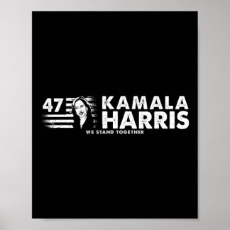 Kamala 47th President - Vote Harris (front &amp; B Poster
