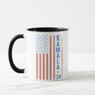 Kamala American Flag President Election  Mug
