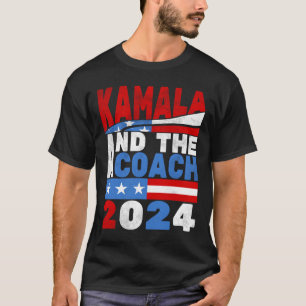 Kamala And The Coach Cat Lady Election 2024 T-Shirt
