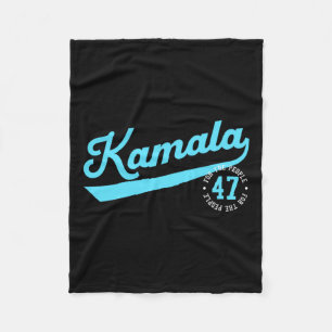 Kamala Athletic Team 47th President For The People Fleece Blanket