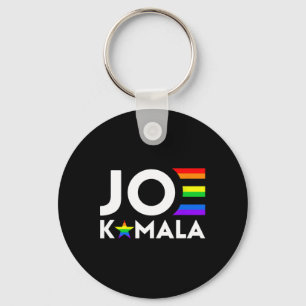 Kamala Biden Harris 2020 Lgbt Gay Pride Flag Democ Key Ring