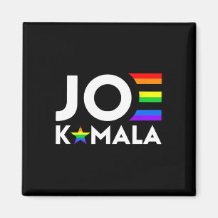 Kamala Biden Harris 2020 Lgbt Gay Pride Flag Democ Magnet