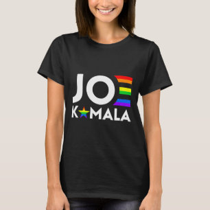 Kamala Biden Harris 2020 Lgbt Gay Pride Flag Democ T-Shirt