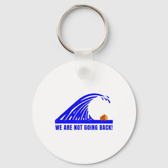 Kamala Blue Wave 2024  Key Ring (Front)