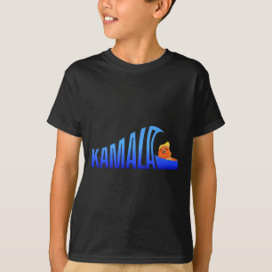 Kamala Blue Wave Over Trump Harris For President T-Shirt