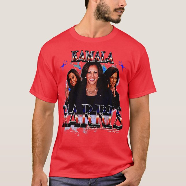 Kamala Bootleg Design T-Shirt (Front)