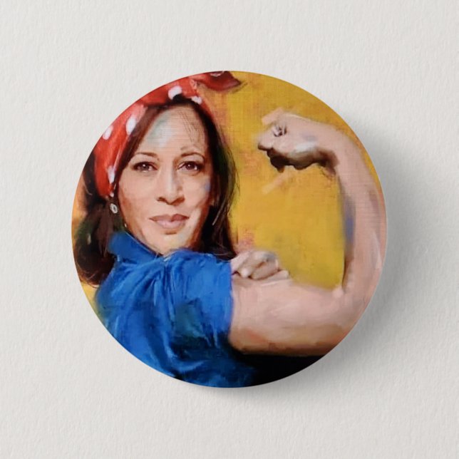 Kamala Button (Front)