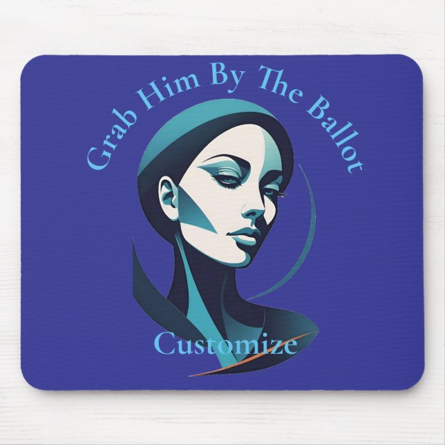 Kamala Cat Lady 2024 Ballot Thunder_Cove Mouse Mat (Front)