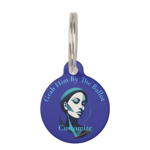 Kamala Cat Lady 2024 Ballot Thunder_Cove Pet Tag