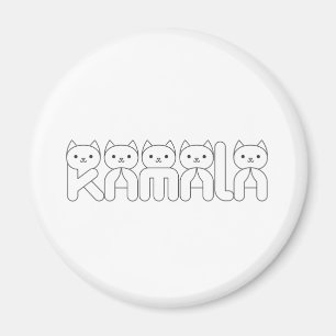 Kamala Cat Letter President 2024 Magnet