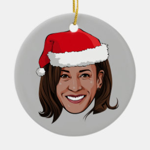 Kamala Claus 2020 Holiday Ceramic Ornament