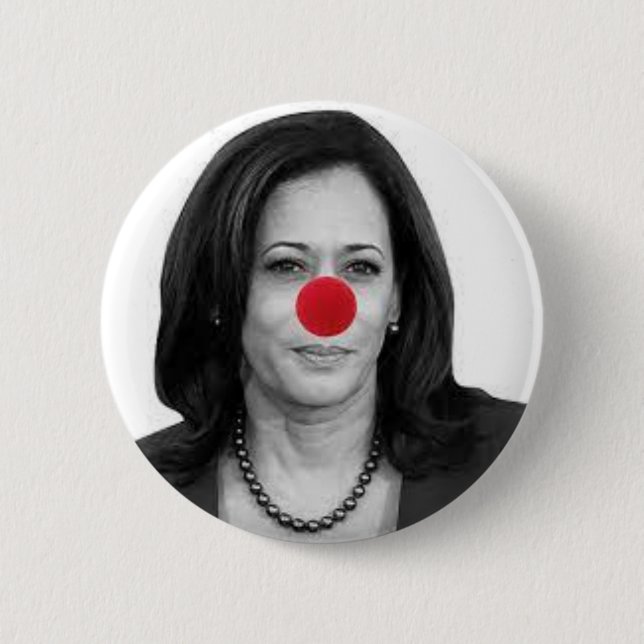 Kamala Clown button (Front)