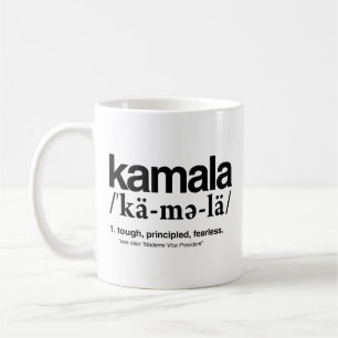 Kamala Definition - Tough Principled Feareless Coffee Mug