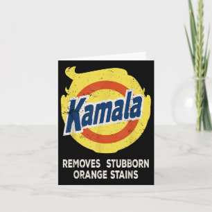 Kamala Detergent Removes Stubborn Orange Stains Card