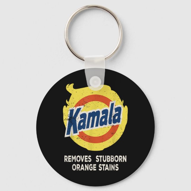 Kamala Detergent Removes Stubborn Orange Stains Key Ring (Front)