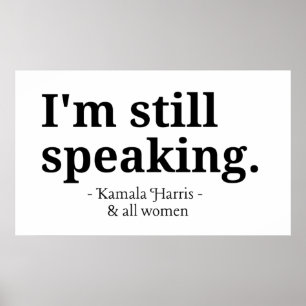 Kamala for President 2024, women's rights Poster