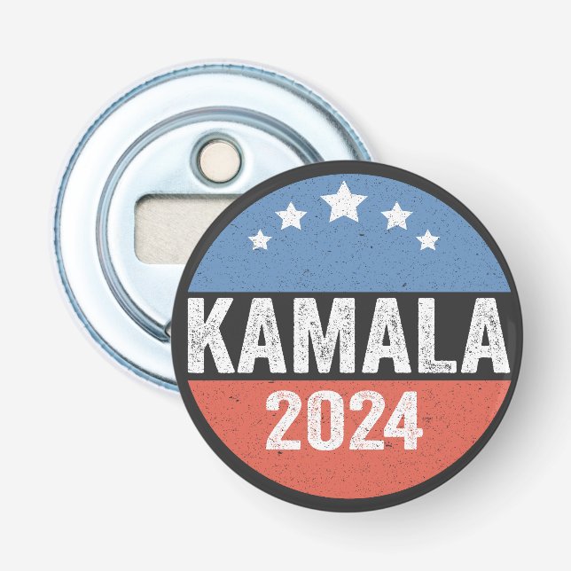 Kamala For President Kamala Election 2024 Bottle Opener (Front)