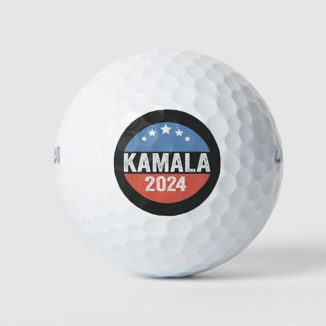 Kamala For President Kamala Election 2024 Golf Balls (Front)