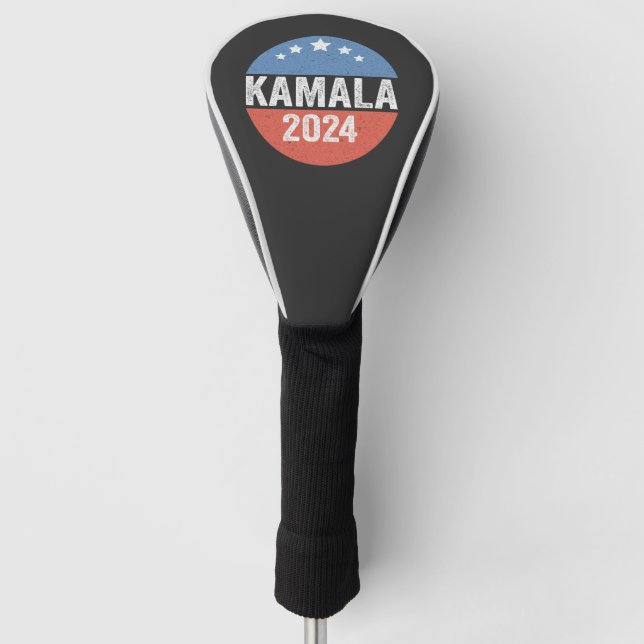 Kamala For President Kamala Election 2024 Golf Head Cover (Front)