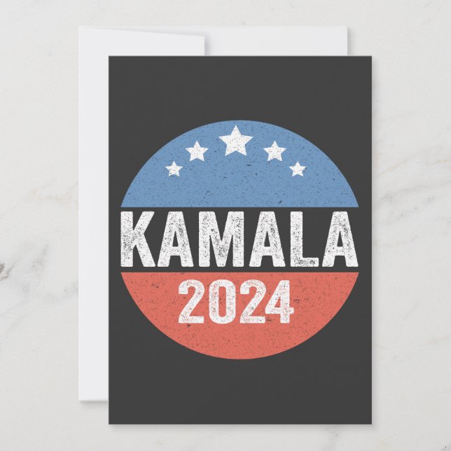 Kamala For President Kamala Election 2024 Invitation (Front)