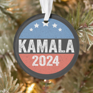 Kamala For President Kamala Election 2024 Ornament