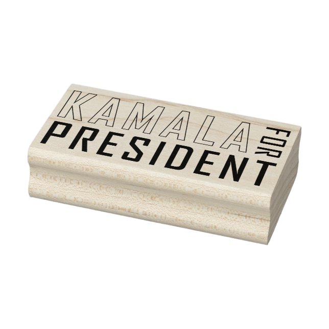 KAMALA FOR PRESIDENT RUBBER STAMP (Stamp)