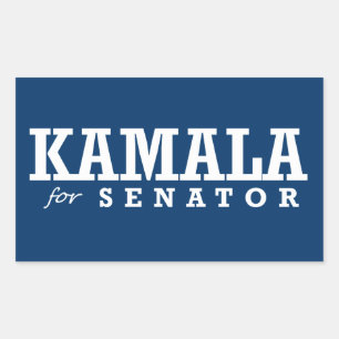 KAMALA FOR SENATOR RECTANGULAR STICKER